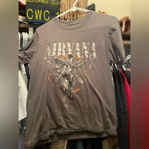 NIRVANA Charcoal Angel Graphic Tee